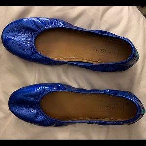 SOLD!!! blue patent leather Tieks size 12